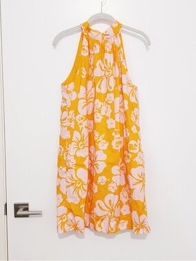 J. Crew Factory Floral Halter Mini Dress